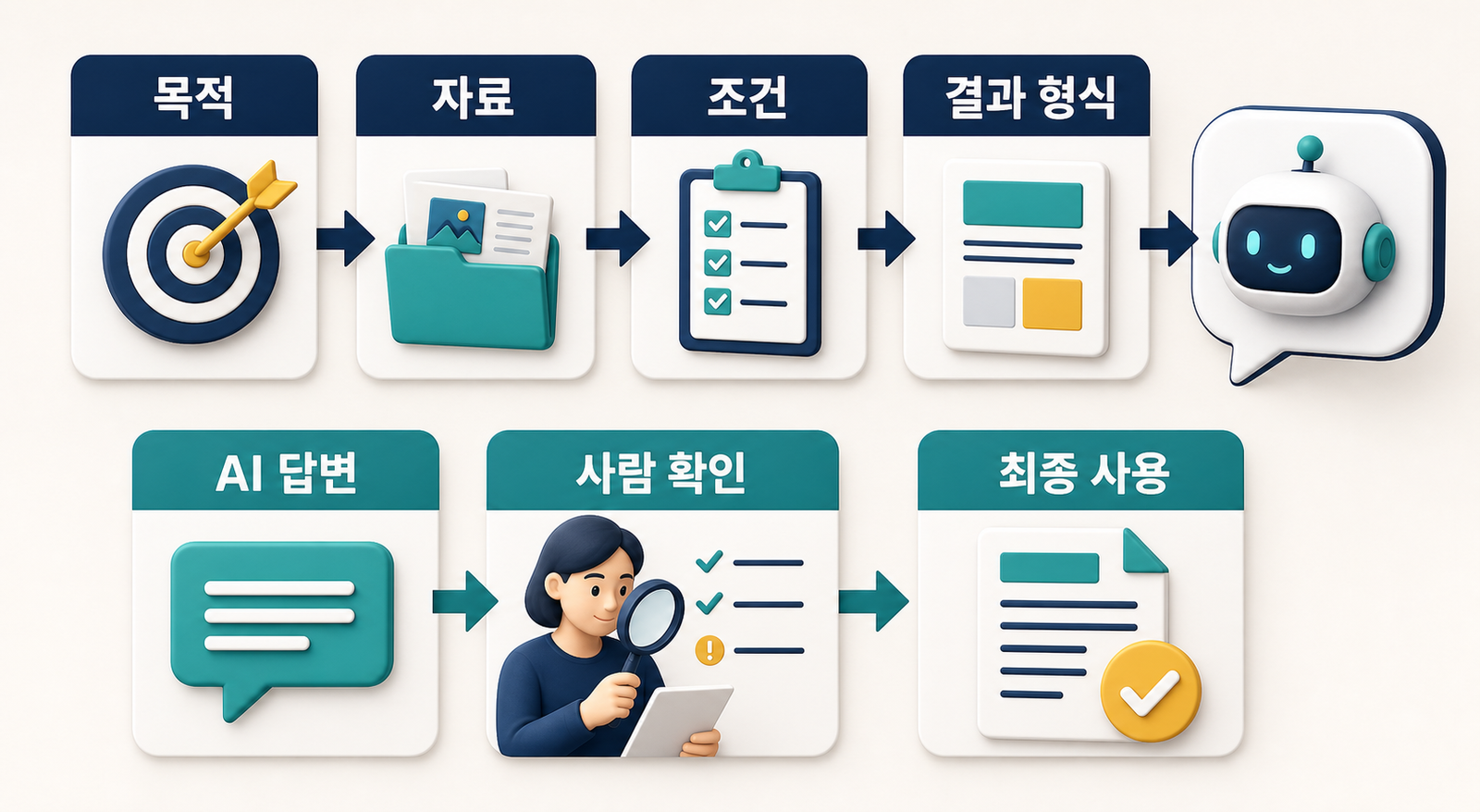 목적 자료 조건 결과 형식으로 구성하는 GPT 질문 작성 흐름
