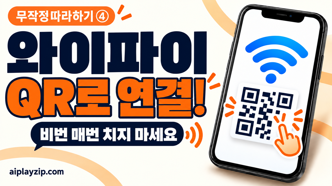 와이파이 연결과 QR 코드 만들기: 갤럭시 갤러리로 접속하기 | 무작정따라하기 4